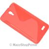 MAXY SSYL CUSTODIA TPU SILICONE COVER CASE PER ALCATEL OT-6030D IDOL RED