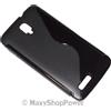 MAXY SSYL CUSTODIA TPU SILICONE COVER CASE PER ALCATEL OT-SCRIBE EASY BLACK
