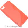 MAXY SSYL CUSTODIA TPU SILICONE COVER CASE PER APPLE IPHONE 5 - 5S - SE RED