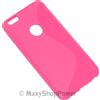 MAXY SSYL CUSTODIA TPU SILICONE COVER CASE PER APPLE IPHONE 6 PLUS - 6S PLUS CON FORO PINK