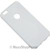 MAXY SSYL CUSTODIA TPU SILICONE COVER CASE PER APPLE IPHONE 6 PLUS - 6S PLUS CON FORO WHITE