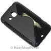MAXY SSYL CUSTODIA TPU SILICONE COVER CASE PER HTC DESIRE 200 BLACK