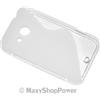 MAXY SSYL CUSTODIA TPU SILICONE COVER CASE PER HTC DESIRE 200 CLEAR