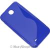 MAXY SSYL CUSTODIA TPU SILICONE COVER CASE PER HTC DESIRE 300 BLU