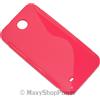 MAXY SSYL CUSTODIA TPU SILICONE COVER CASE PER HTC DESIRE 300 PINK