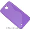 MAXY SSYL CUSTODIA TPU SILICONE COVER CASE PER HTC DESIRE 300 PURPLE