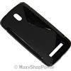 MAXY SSYL CUSTODIA TPU SILICONE COVER CASE PER HTC DESIRE 500 BLACK