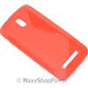 MAXY SSYL CUSTODIA TPU SILICONE COVER CASE PER HTC DESIRE 500 RED