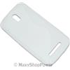 MAXY SSYL CUSTODIA TPU SILICONE COVER CASE PER HTC DESIRE 500 WHITE