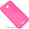 MAXY SSYL CUSTODIA TPU SILICONE COVER CASE PER HTC DESIRE 510 PINK