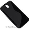 MAXY SSYL CUSTODIA TPU SILICONE COVER CASE PER HTC DESIRE 610 BLACK