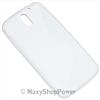 MAXY SSYL CUSTODIA TPU SILICONE COVER CASE PER HTC DESIRE 610 WHITE