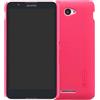 NILLKIN CUSTODIA FROSTED SHELL POSTERIORE RIGIDA ANTISCIVOLO SONY XPERIA E4 RED