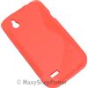 MAXY SSYL CUSTODIA TPU SILICONE COVER CASE PER HTC DESIRE X RED