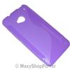 MAXY SSYL CUSTODIA TPU SILICONE COVER CASE PER HTC ONE M7 PURPLE