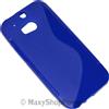 MAXY SSYL CUSTODIA TPU SILICONE COVER CASE PER HTC ONE M8 BLU