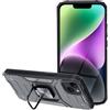 NITRO CUSTODIA ALTA PROTEZIONE CON ANELLO PER APPLE IPHONE 14 BLACK