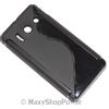MAXY SSYL CUSTODIA TPU SILICONE COVER CASE PER HTC ONE MINI BLACK