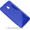 MAXY SSYL CUSTODIA TPU SILICONE COVER CASE PER HTC ONE MINI BLUE