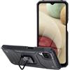 NITRO CUSTODIA ALTA PROTEZIONE CON ANELLO PER SAMSUNG GALAXY A12 - M12 BLACK