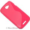 MAXY SSYL CUSTODIA TPU SILICONE COVER CASE PER HTC ONE S PINK