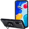 NITRO CUSTODIA ALTA PROTEZIONE CON ANELLO PER XIAOMI REDMI NOTE 11 PRO 4G 5G BLACK