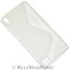 MAXY SSYL CUSTODIA TPU SILICONE COVER CASE PER HUAWEI ASCEND P6 TRASPARENTE