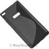 MAXY SSYL CUSTODIA TPU SILICONE COVER CASE PER HUAWEI ASCEND P8 BLACK