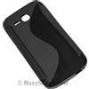 MAXY SSYL CUSTODIA TPU SILICONE COVER CASE PER HUAWEI ASCEND Y600 BLACK