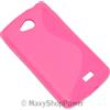 MAXY SSYL CUSTODIA TPU SILICONE COVER CASE PER LG F60 PINK