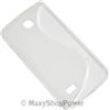 MAXY SSYL CUSTODIA TPU SILICONE COVER CASE PER LG JOY TRASPARENTE