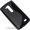 MAXY SSYL CUSTODIA TPU SILICONE COVER CASE PER LG L FINO D295 BLACK