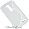 MAXY SSYL CUSTODIA TPU SILICONE COVER CASE PER LG L FINO D295 TRASPARENTE