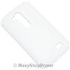 MAXY SSYL CUSTODIA TPU SILICONE COVER CASE PER LG L FINO D295 WHITE