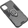 RING ARMOR CUSTODIA ALTA PROTEZIONE CON ANELLO PER APPLE IPHONE 11 BLACK