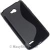 MAXY SSYL CUSTODIA TPU SILICONE COVER CASE PER LG L80 DUAL SIM BLACK