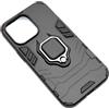 RING ARMOR CUSTODIA ALTA PROTEZIONE CON ANELLO PER APPLE IPHONE 13 PRO BLACK