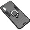 RING ARMOR CUSTODIA ALTA PROTEZIONE CON ANELLO PER SAMSUNG GALAXY A02 A022 BLACK