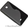 MAXY SSYL CUSTODIA TPU SILICONE COVER CASE PER LG OPTIMUS F5 P875 BLACK