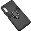 RING ARMOR CUSTODIA ALTA PROTEZIONE CON ANELLO PER SAMSUNG GALAXY A13 5G - A04S BLACK