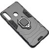 RING ARMOR CUSTODIA ALTA PROTEZIONE CON ANELLO PER SAMSUNG GALAXY A20S A207 BLACK