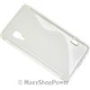 MAXY SSYL CUSTODIA TPU SILICONE COVER CASE PER LG OPTIMUS F5 P875 CLEAR