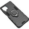 RING ARMOR CUSTODIA ALTA PROTEZIONE CON ANELLO PER SAMSUNG GALAXY A22 4G BLACK
