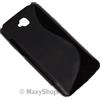 MAXY SSYL CUSTODIA TPU SILICONE COVER CASE PER LG OPTIMUS G PRO LITE DUAL D686 BLACK