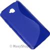 MAXY SSYL CUSTODIA TPU SILICONE COVER CASE PER LG OPTIMUS G PRO LITE DUAL D686 BLU