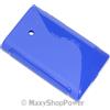 MAXY SSYL CUSTODIA TPU SILICONE COVER CASE PER LG OPTIMUS L3 E400 BLUE