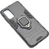 RING ARMOR CUSTODIA ALTA PROTEZIONE CON ANELLO PER SAMSUNG GALAXY S20 4G - 5G BLACK