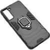 RING ARMOR CUSTODIA ALTA PROTEZIONE CON ANELLO PER SAMSUNG GALAXY S21+ 5G G996 BLACK