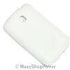 MAXY SSYL CUSTODIA TPU SILICONE COVER CASE PER LG OPTIMUS L3-2 E430 WHITE