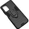 RING ARMOR CUSTODIA ALTA PROTEZIONE CON ANELLO PER XIAOMI REDMI 10 BLACK